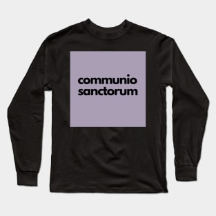 communio sanctorum, purple Long Sleeve T-Shirt